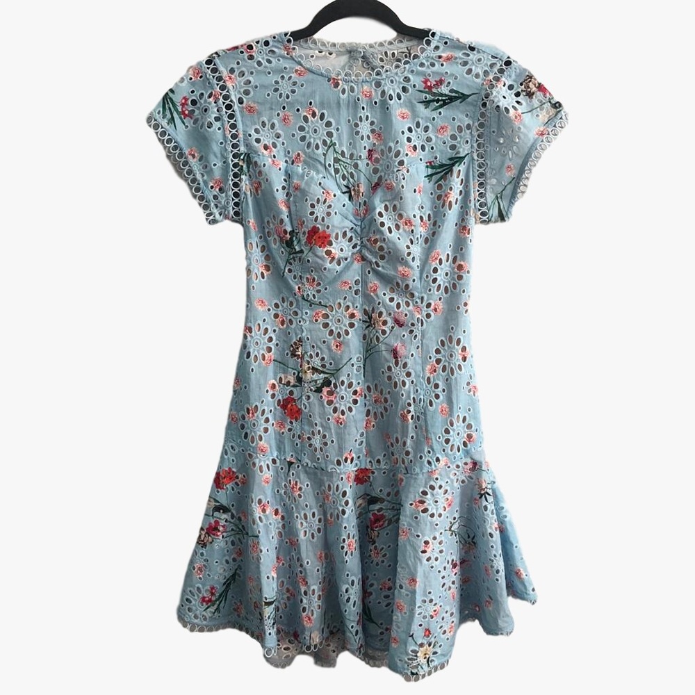 REVOLVE Floral Mini Dress - White and Red - Picture 2 of 4